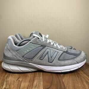 New Balance 990v5 Made In USA Low Castlerock Mens Size 13 Gray Shoes M990GL5